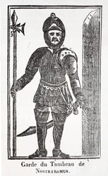 Wache am Grab von Nostradamus