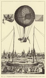 Guyton de Morveau und der Aerostat von Dijon