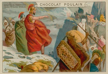 Hannibal überquert die Alpen