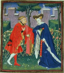 Hundert Balladen einer Dame und ihres Liebhabers, Pariser Kopie, c.1410-15