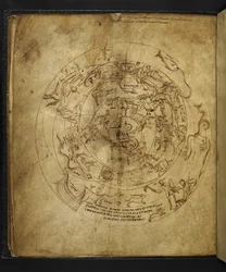 Diagramm der nördlichen und südlichen Hemisphären, aus 