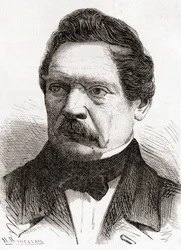 Henri-Gustave Delvigne, aus Les Merveilles de la Science, veröffentlicht um 1870 (Stich)