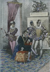 Henri III (1551-89) und seine Favoriten
