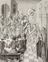 Häresie der Geißler, um 1880 (Lithografie)