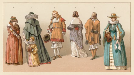 Holländische Kostüme des XVII. Jahrhunderts