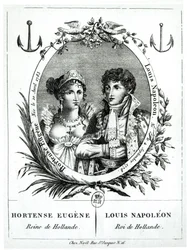 Hortense de Beauharnais (1783-1837) und Louis-Napoleon Bonaparte (1778-1846)