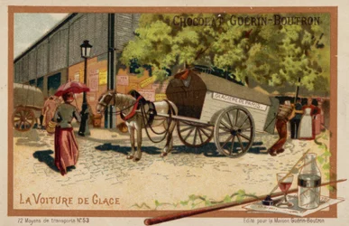 Eiswagen (Chromolithografie)
