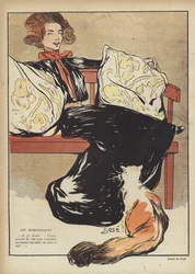 Illustration für Le Rire (Farblithografie)