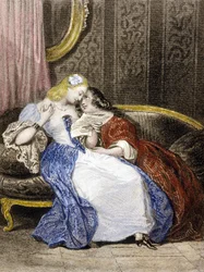 Illustration aus Julie oder die neue Heloise, ca. 1852