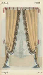 Illustration aus dem Innenarchitektur-Produktkatalog von A R & Cie, Frankreich