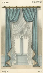 Illustration aus dem Innenarchitektur-Produktkatalog von A R & Cie, Frankreich