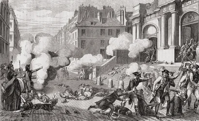 Aufstand am 13. Vendemiaire, Jahr IV, 5. Oktober 1795, aus 