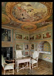 Innenansicht des Salle Louis XIV oder des Salle de Bain