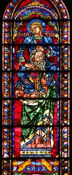 Jesaja mit St. Matthäus auf seinen Schultern