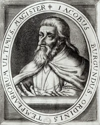 Jacques de Molay (ca. 1243-1314), Meister der Tempelritter