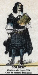 Jean Baptiste (Jean-Baptiste) Colbert (1619-1683), französischer Staatsmann.