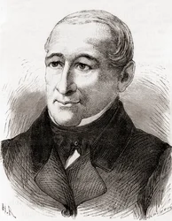 Johann Nicolaus von Dreyse, aus Les Merveilles de la Science, veröffentlicht um 1870 (Stich)