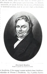 Jons Jakob Berzelius (1779-1848) nach einem Stich von F. Bolt