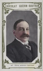 Klotz, Innenminister