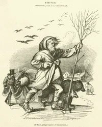 Der Winter, Allegorie