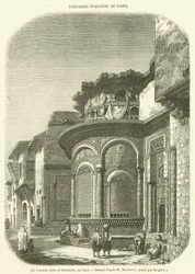Der Seby-el-Bedawieh-Brunnen in Kairo (Gravur)