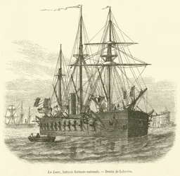 La Lave, gepanzerte schwimmende Batterie