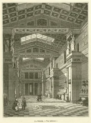 Die Walhalla, Innenansicht