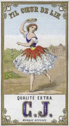 Etikett für Fil Coeur de Lin