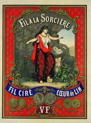 Etikett für Fil à la Sorcière Nähgarn