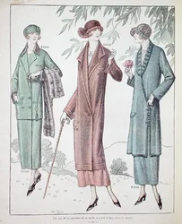 Damenmäntel, Illustration aus 