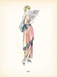 Damenmode, 1914
