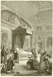 Letzte Momente von König Ludwig XIV