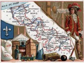 Le Nord (59), Nord Pas De Calais (Nord-Pas de Calais), Frankreich. Porträt von Jean Bart (Jan Bart oder Jan Baert)