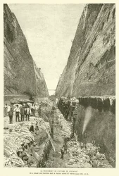 Der Durchbruch des Isthmus von Korinth