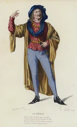 Le Resolu (farbiger Stich)