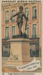 Le Sergent Bobillot, 1860-1885, errichtet am Boulevard Richard-Lenoir