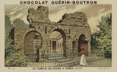 Der Dianatempel in Nimes, Gard