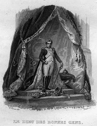 Le dieu des bonnes gens Berangers Lied in „Oeuvres complètes“ (1834) von Pierre Jean de Beranger (1780-1857), französischer Dichter und Liedermacher