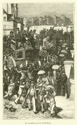 Der Monome auf der Pont-Neuf (Gravur)