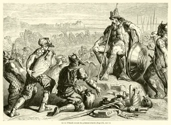 Der König von Emath sendet David Geschenke