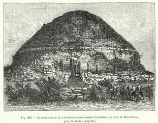 Das Grab der Christin, Grabdenkmal der Könige von Mauretanien, nahe Kolea, Algerien