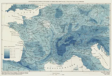 Die Regenfälle in Frankreich, der Schweiz und Teilen Italiens und Deutschlands