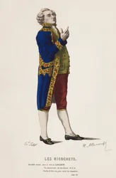 Les Ricochets, Szene XII (farbiger Stich)