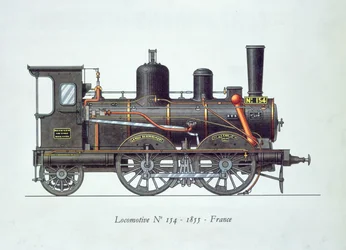 Lokomotive Nr. 154, 1855