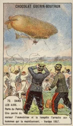 Verlust des französischen Militärluftschiffs Patrie, Verdun