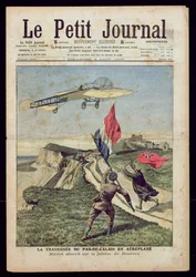 Louis Bleriot landet in Dover, aus 