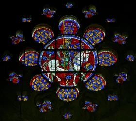 Ludwig VIII als Ritter zu Pferd