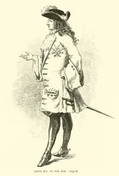 Ludwig XIV im Alter