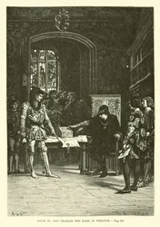 Ludwig XI und Karl der Kühne in Peronne
