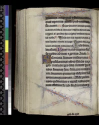 Matutin, aus dem Psalter und Stundenbuch der Isabella von Frankreich, Paris, um 1265-70